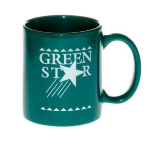 Green Star Mug - Front
